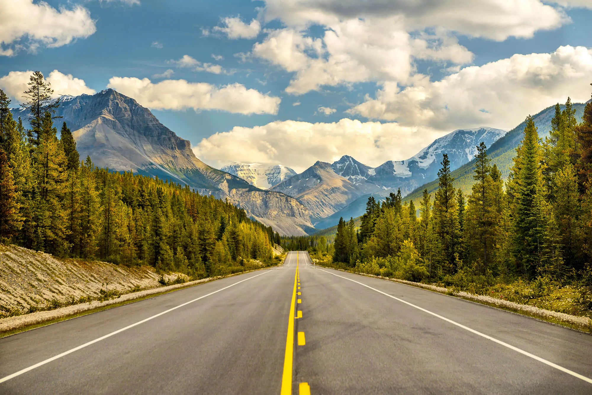 Scenic mountain road